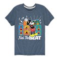 thumbnail image 1 of Disney - Mickey Feel The Beat - Toddler & Youth Short Sleeve Graphic T-Shirt, 1 of 5