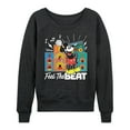 thumbnail image 1 of Disney - Mickey Feel The Beat - Women's Lightweight French Terry Long Sleeve Shirt, 1 of 5