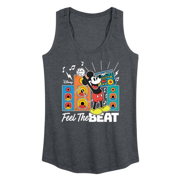 Disney - Mickey Feel The Beat - Women's Racerback Tank Top