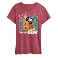 thumbnail image 1 of Disney - Mickey Feel The Beat - Women's Short Sleeve Graphic T-Shirt, 1 of 5