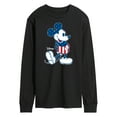 thumbnail image 1 of Disney - Mickey Flag Pattern - Men's Long Sleeve T-Shirt, 1 of 5
