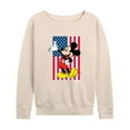 thumbnail image 1 of Disney - Mickey Flag - Women's Lightweight French Terry Long Sleeve Shirt, 1 of 5