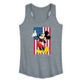 thumbnail image 1 of Disney - Mickey Flag - Women's Racerback Tank Top, 1 of 4