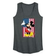thumbnail image 1 of Disney - Mickey Flag - Women's Racerback Tank Top, 1 of 4