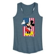 thumbnail image 1 of Disney - Mickey Flag - Women's Racerback Tank Top, 1 of 4