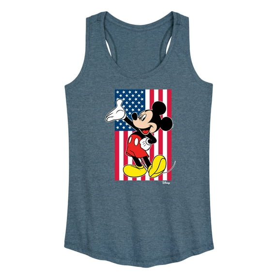 Disney - Mickey Flag - Women's Racerback Tank Top