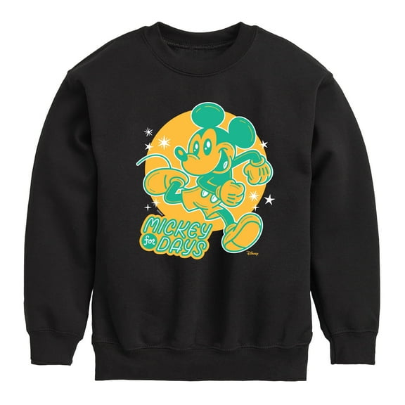 Disney - Mickey For Days - Toddler & Youth Crewneck Fleece Sweatshirt