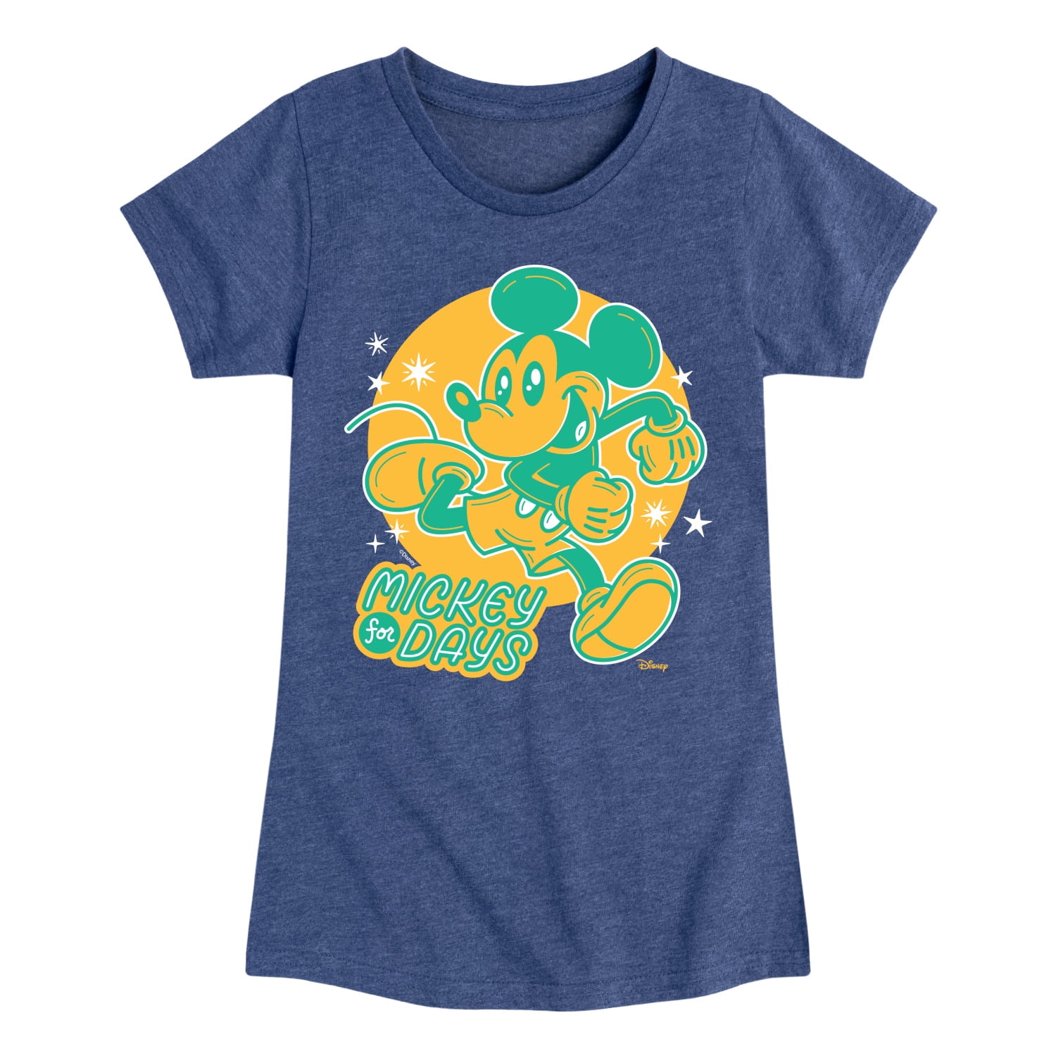 Disney - Mickey For Days - Toddler & Youth Girls Short Sleeve Graphic T ...