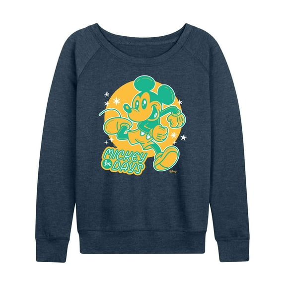 Disney - Mickey For Days - Women's Lightweight French Terry Long Sleeve Shirt