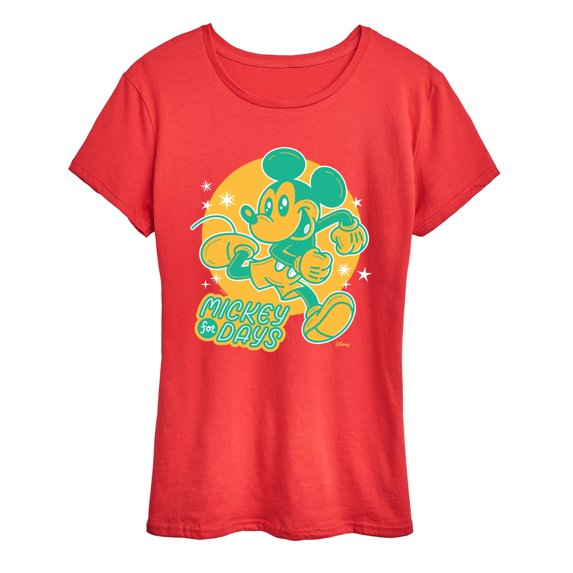Disney - Mickey For Days - Women's Short Sleeve Graphic T-Shirt