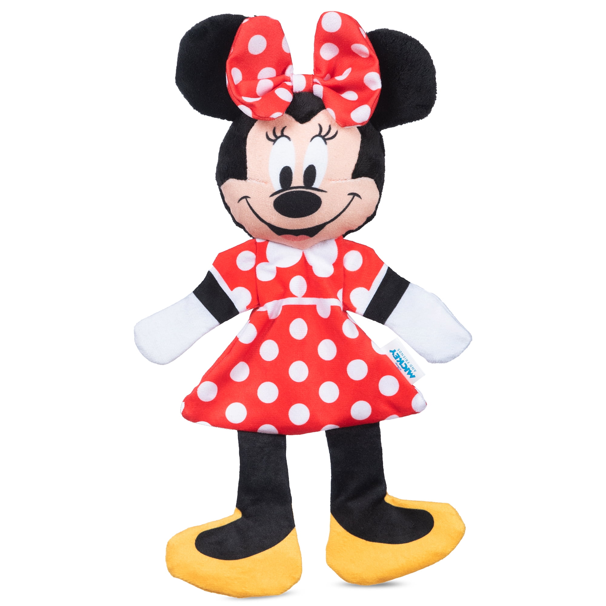 Disney Mickey & Friends: 12" Minnie Mouse Plush Stuffed Head Flat Body Toy