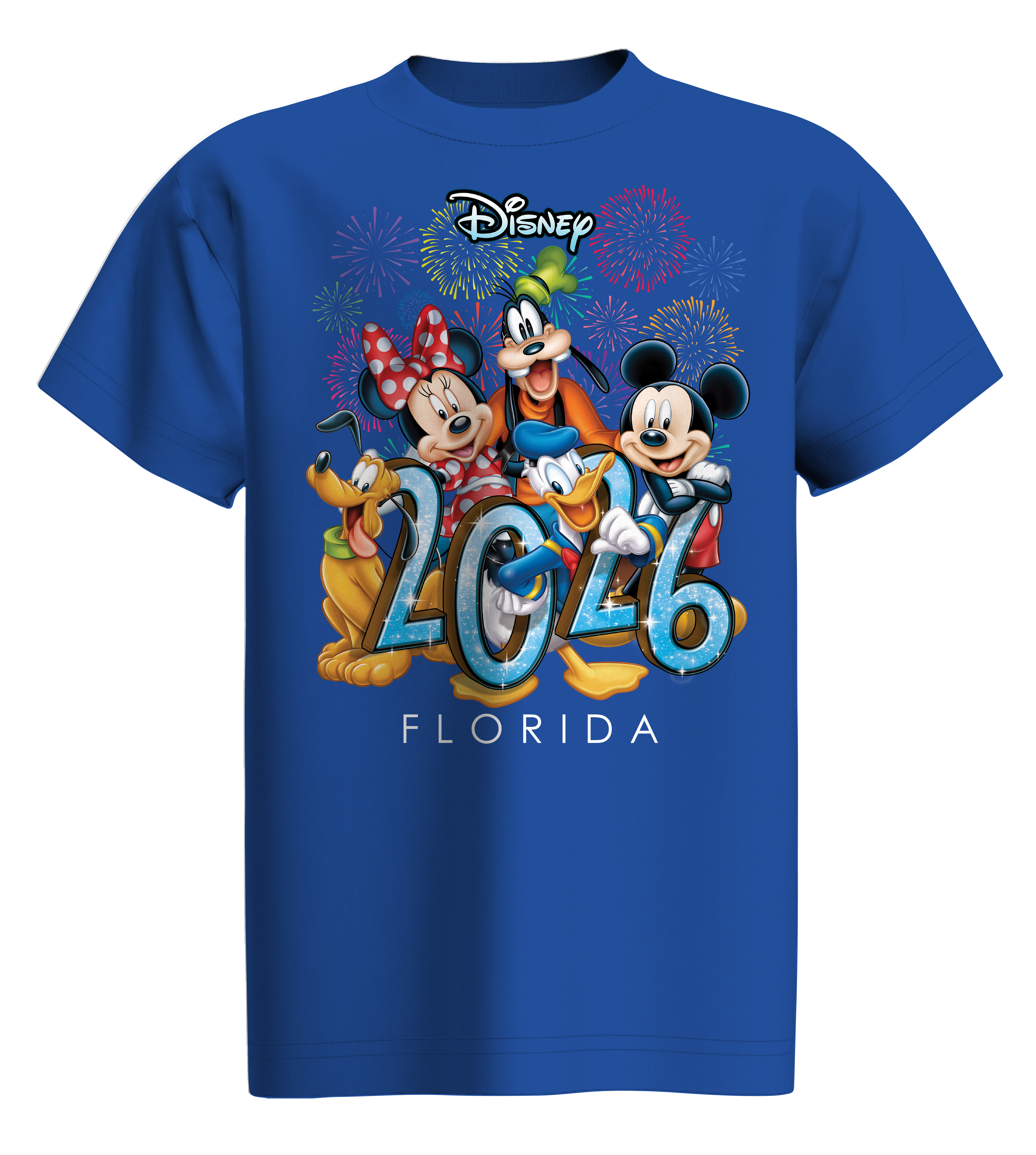 Disney Florida Micky LS Tee Made in USA