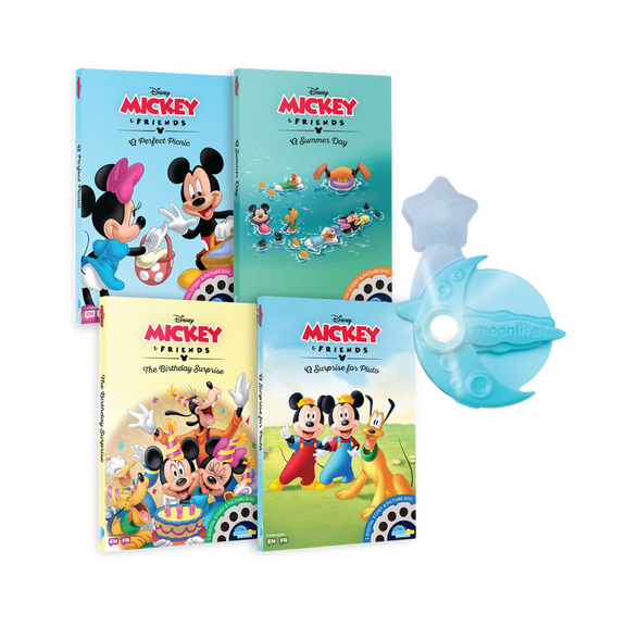 Moonlite Storytime Disney's Mickey  Friends 4 Story Collection with Projector