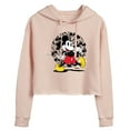 thumbnail image 1 of Disney - Mickey & Friends - All Faces of Mickey - Glitch - Juniors Cropped Pullover Hoodie, 1 of 5