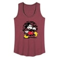 thumbnail image 1 of Disney - Mickey & Friends - All Faces of Mickey - Glitch - Women's Racerback Tank Top, 1 of 5