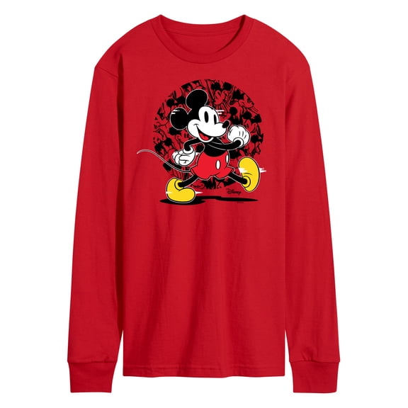 Disney - Mickey & Friends - All the Faces of Mickey - Men's Long Sleeve T-Shirt