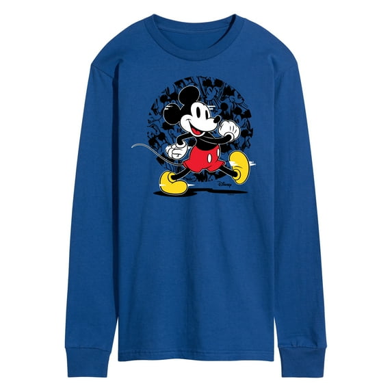 Disney - Mickey & Friends - All the Faces of Mickey - Men's Long Sleeve T-Shirt