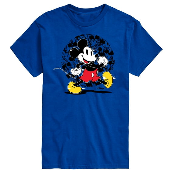 Disney - Mickey & Friends - All the Faces of Mickey - Men's Short Sleeve Graphic T-Shirt