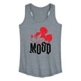 thumbnail image 1 of Disney - Mickey & Friends - Angry Mickey - Mood All Day - Women's Racerback Tank Top, 1 of 5