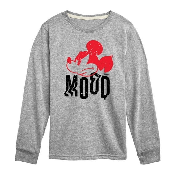 Disney - Mickey & Friends - Angry Mickey - Mood - Toddler And Youth Long Sleeve Graphic T-Shirt