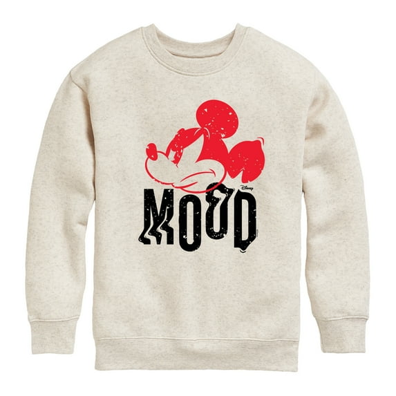 Disney - Mickey & Friends - Angry Mickey - Mood - Toddler And Youth Long Sleeve Graphic T-Shirt