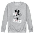 thumbnail image 1 of Disney - Mickey & Friends - Aw Shucks - Mickey Solo - Men's Crew Neck Fleece Pullover, 1 of 5