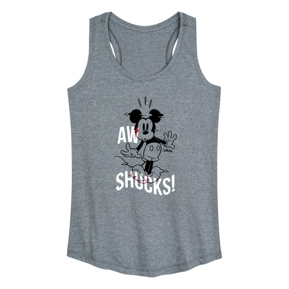 Disney - Mickey & Friends - Aw Shucks - Mickey Solo - Women's Racerback Tank Top