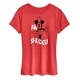 thumbnail image 1 of Disney - Mickey & Friends - Aw Shucks - Mickey Solo - Women's Short Sleeve Graphic T-Shirt, 1 of 5