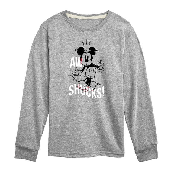 Disney - Mickey & Friends - Aw Shucks! - Toddler And Youth Long Sleeve Graphic T-Shirt