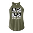 thumbnail image 1 of Disney - Mickey & Friends - Black & White Photo Grid - Juniors High Neck Tank Top, 1 of 5