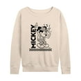 thumbnail image 1 of Disney - Mickey & Friends - Boombox & Jammin' Mickey - Women's Lightweight French Terry Long Sleeve Shirt, 1 of 5