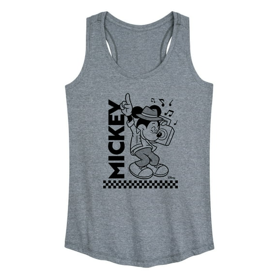 Disney - Mickey & Friends - Boombox & Jammin' Mickey - Women's Racerback Tank Top