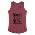 thumbnail image 1 of Disney - Mickey & Friends - Boombox & Jammin' Mickey - Women's Racerback Tank Top, 1 of 5