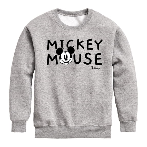 Disney - Mickey & Friends Boys' Graphic Long Sleeve Fleece Sweatshirt