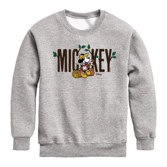 Disney - Mickey & Friends Boys' Graphic Long Sleeve Fleece Sweatshirt