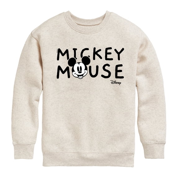 Disney - Mickey & Friends Boys' Graphic Long Sleeve Fleece Sweatshirt