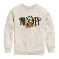 thumbnail image 1 of Disney - Mickey & Friends - Campfire Singing on a Log - Toddler And Youth Crewneck Fleece Sweatshirt, 1 of 5