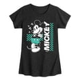 thumbnail image 1 of Disney - Mickey & Friends - Checkered Retro Design - Toddler And Youth Girls Short Sleeve Graphic T-Shirt, 1 of 5