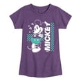 thumbnail image 1 of Disney - Mickey & Friends - Checkered Retro Design - Toddler And Youth Girls Short Sleeve Graphic T-Shirt, 1 of 5