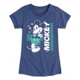 thumbnail image 1 of Disney - Mickey & Friends - Checkered Retro Design - Toddler And Youth Girls Short Sleeve Graphic T-Shirt, 1 of 5
