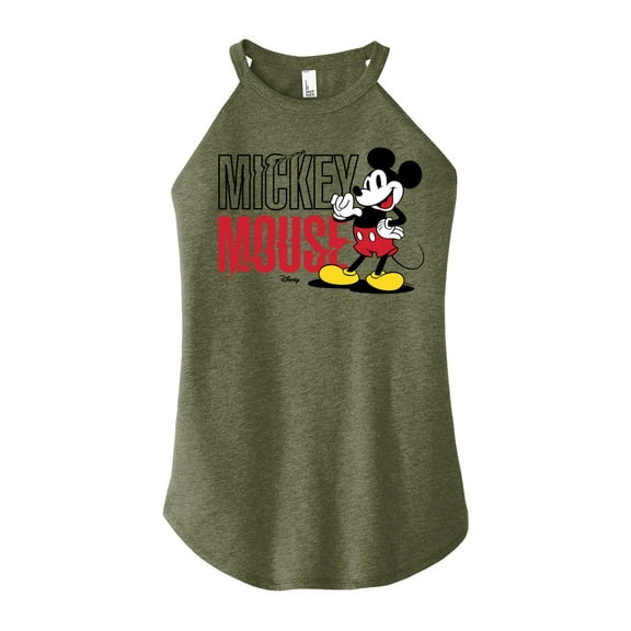 Disney - Mickey & Friends - Classic Mickey - Juniors High Neck Tank Top