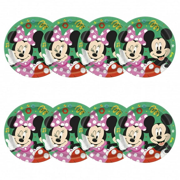 Disney Mickey & Friends Clubhouse Round 7" Dessert Plates, 16ct