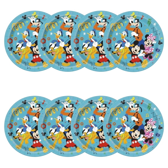 Disney Mickey & Friends Clubhouse Round 9” Dinner Plates, 16ct