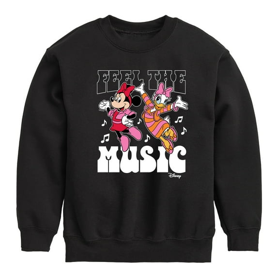 Disney - Mickey & Friends - Daisy Dances with Minnie - Feel the Music - Toddler And Youth Long Sleeve Graphic T-Shirt