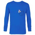 thumbnail image 1 of Disney Mickey & Friends Daisy Duck Small Pocket - Long Sleeve T-Shirt for Men - Customized-Navy, 1 of 5