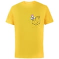 thumbnail image 1 of Disney Mickey & Friends Daisy Duck Small Pocket - Short Sleeve Cotton T-Shirt for Adults - Customized-Yellow, 1 of 5