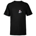 thumbnail image 1 of Disney Mickey & Friends Daisy Duck Small Pocket - Short Sleeve T-Shirt for Kids - Customized-Black, 1 of 5