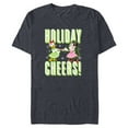 thumbnail image 1 of Disney Mickey & Friends Daisy & Minnie Holiday Cheers - Short Sleeve Blended T-Shirt for Adults - Customized-Navy Heather, 1 of 5