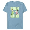 thumbnail image 1 of Disney Mickey & Friends Daisy & Minnie Holiday Cheers - Short Sleeve Blended T-Shirt for Adults - Customized-Ocean Blue, 1 of 5