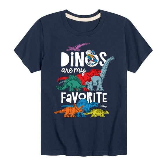 Disney - Mickey & Friends - Dinos Are My Favorite - Youth Short Sleeve Graphic T-Shirt